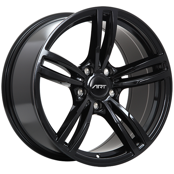 ART Replica REPLICA 61 Gloss Black 17x8.0 5x120 et35 72.6