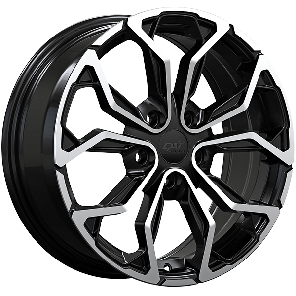 DAI Wheels MUSE Gloss Black - Machined Face 17x7.0 5x100 et45 56.1