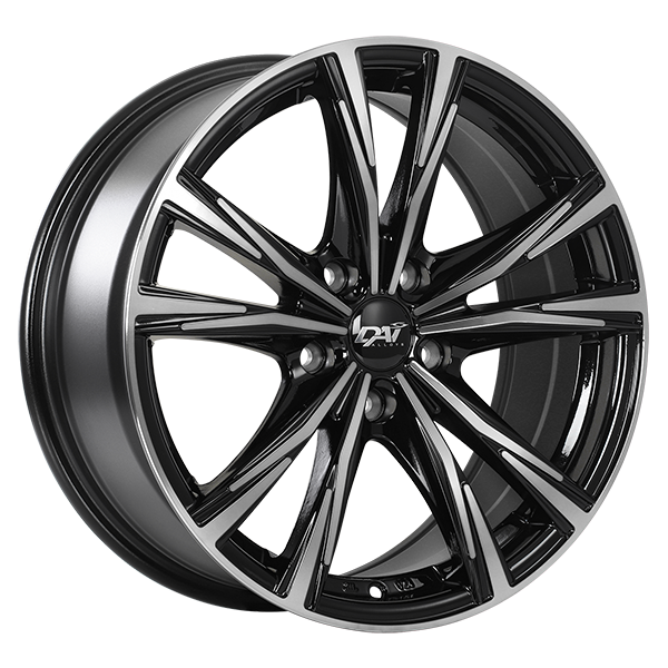 DAI Wheels ORACLE Gloss Black - Machined Face 17x7.5 5x114.3 et41 73.1