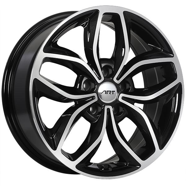 ART Replica REPLICA 143 Gloss Black - Machined Face 17x7.0 5x114.3 et45 67.1