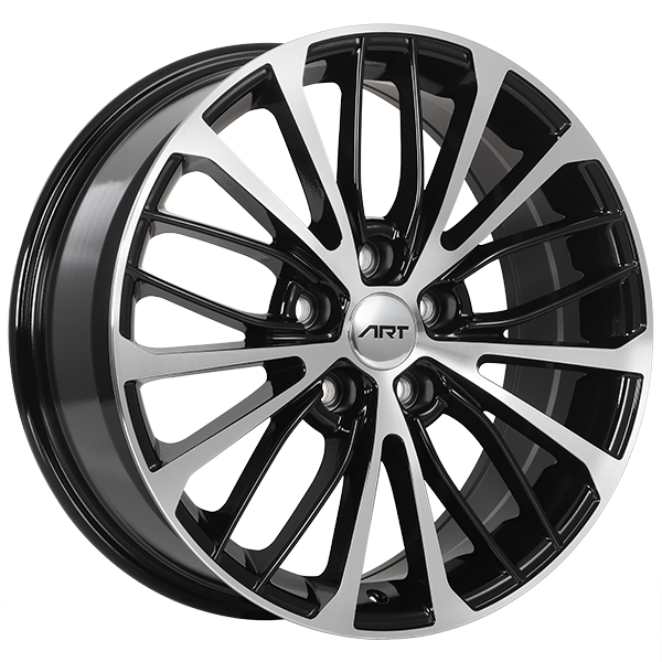 ART Replica REPLICA 163 Gloss Black - Machined Face 17x7.0 5x114.3 et35 60.1