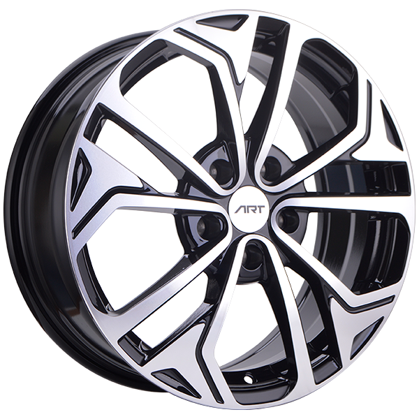 ART Replica REPLICA 186 Gloss Black - Machined Face 17x7.0 5x114.3 et45 67.1