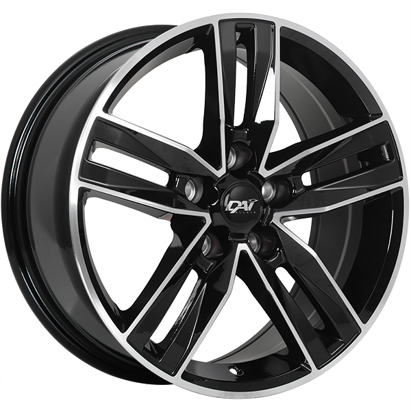 DAI Wheels PRIME Gloss Black - Machined Face 17x7.0 5x120 et42 64.1