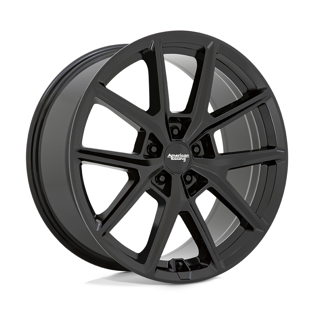 American Racing AR943 GLOSS BLACK 17X8 5x114.3 et35 72.56