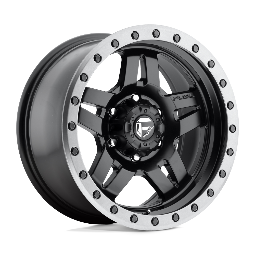 Fuel 1PC D557 ANZA MATTE BLACK GUN METAL RING 17X8.5 5x127 et-6 78.1