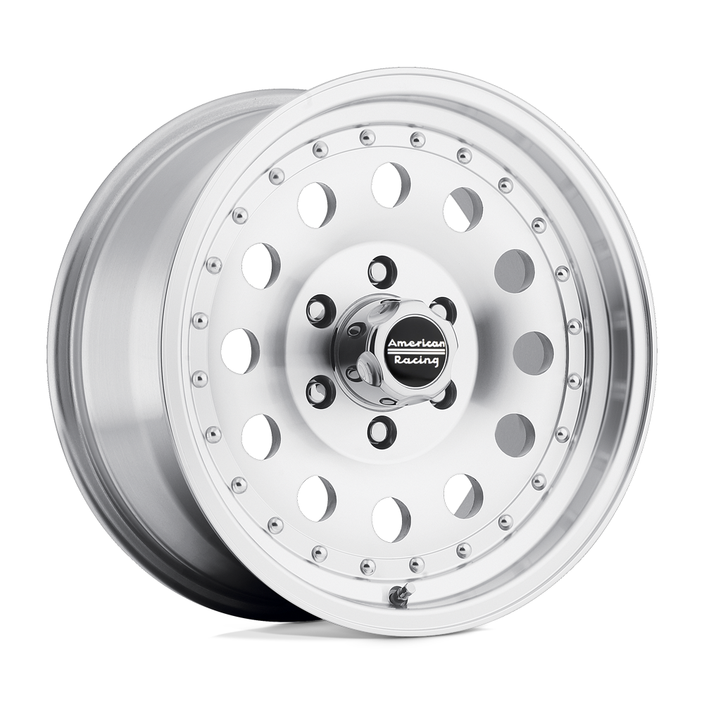 American Racing AR62 OUTLAW II MACHINED W/ CLEAR COAT 17X8 5x127 et18 71.5