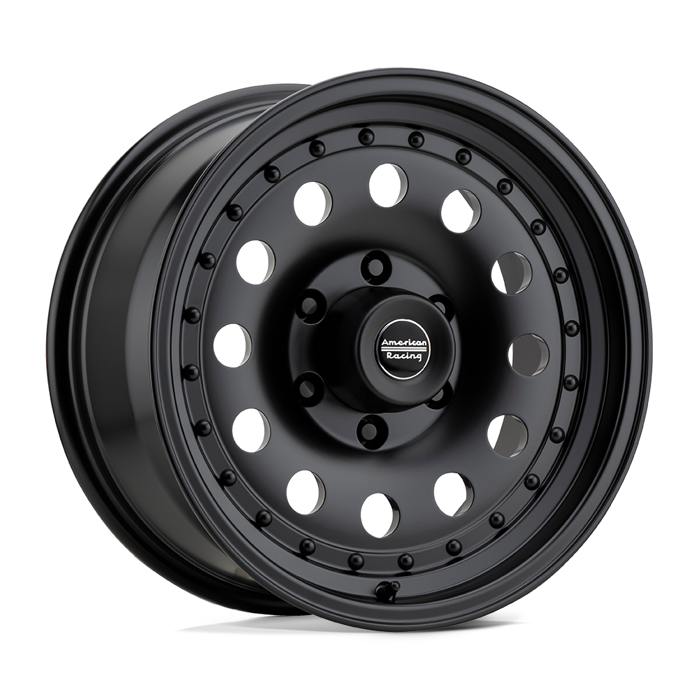 American Racing AR62 OUTLAW II SATIN BLACK 17X8 8x165.1 et0 130.81