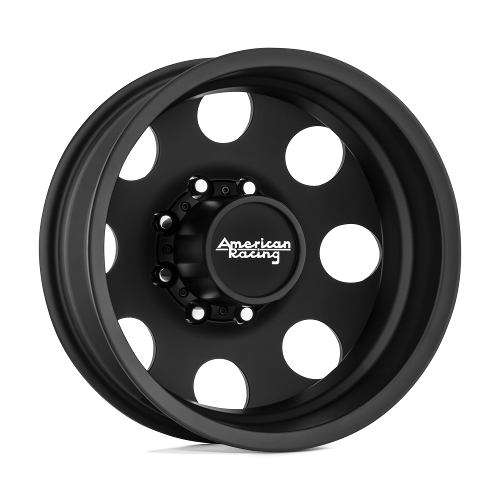 American Racing AR204 BAJA DUALLY SATIN BLACK - REAR 17X6.5 8x200 et-140 142