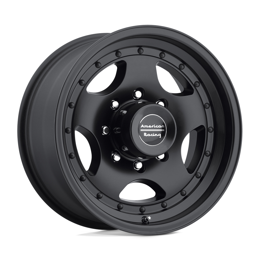 American Racing AR23 SATIN BLACK W/ CLEAR COAT 16X8 6x139.7 et0 108