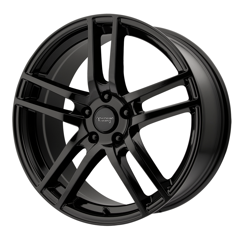 American Racing AR929 GLOSS BLACK 17X7 5x120 et45 74.1