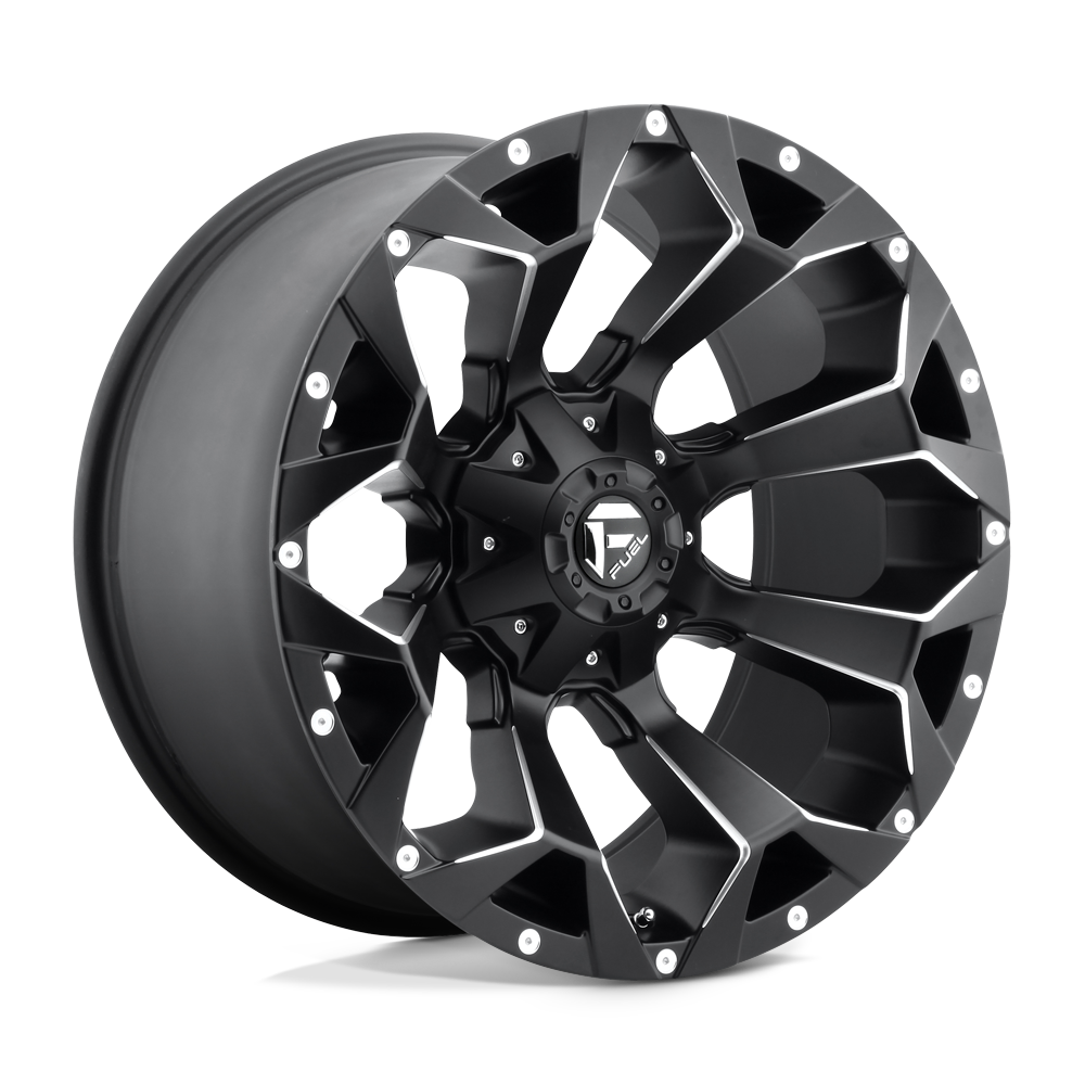 Fuel 1PC D546 ASSAULT MATTE BLACK MILLED 17X9 5x139.7/5x150 et-12 110.1