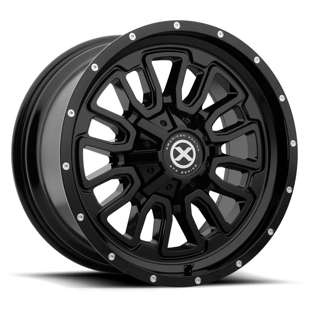 ATX Series AX203 GLOSS BLACK 17X8 5x127/5x139.7 et0 78.1