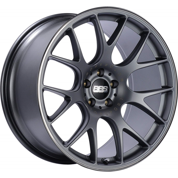 BBS CKII TITANIUM POLISHED 19X8 5X112 et44 CBPFS - CK516DTPO