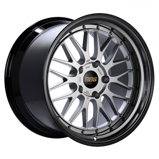 BBS LM DIAMOND SILVER DIAMOND BLACK 19X12 5X130 et44 CB71.6 LM415DS-DB