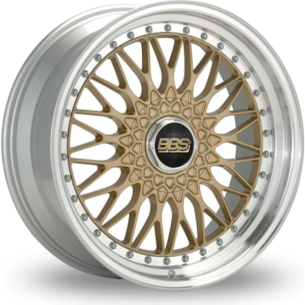 BBS RS GOLD POLISHED 19X10 5X120 et20 CBPFS RS542HGPK