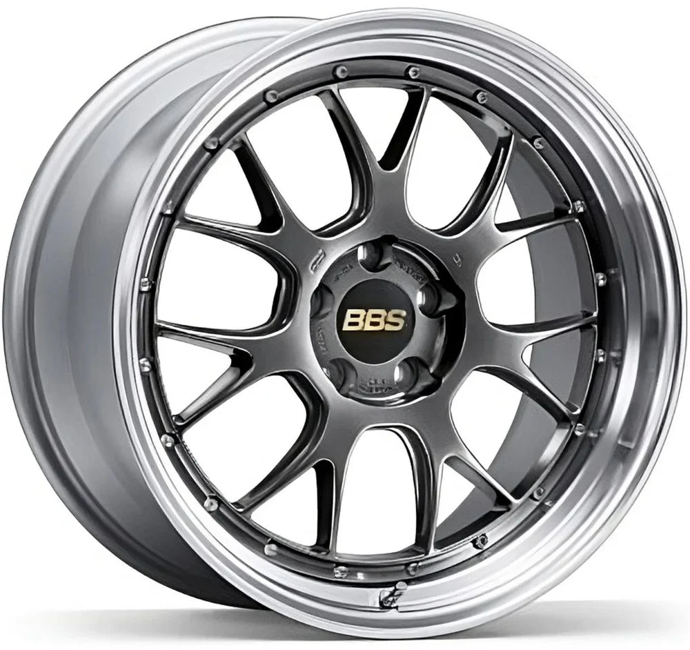 BBS LM 18 X 8.5 +45 5 X 100 PFS DIAMON BLACK POLISHED