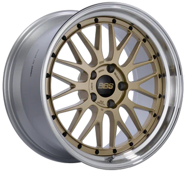 BBS LM 19 X 10 +50 5 X 112 CB66.5 GOLD POLISHED