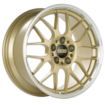 BBS RGR 17 X 7.5 +35 5 X 100 PFS GOLD POLISHED