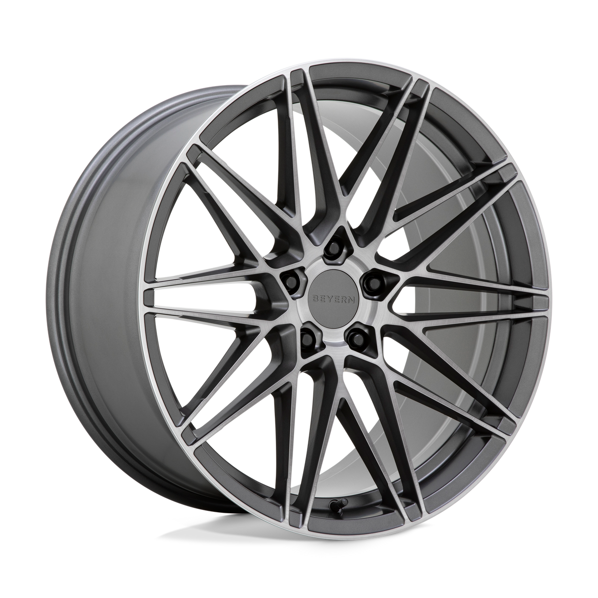 Beyern DAMON MATTE GUNMETAL W/ BRUSHED FACE 18X8.5 5x120 et15 74.1