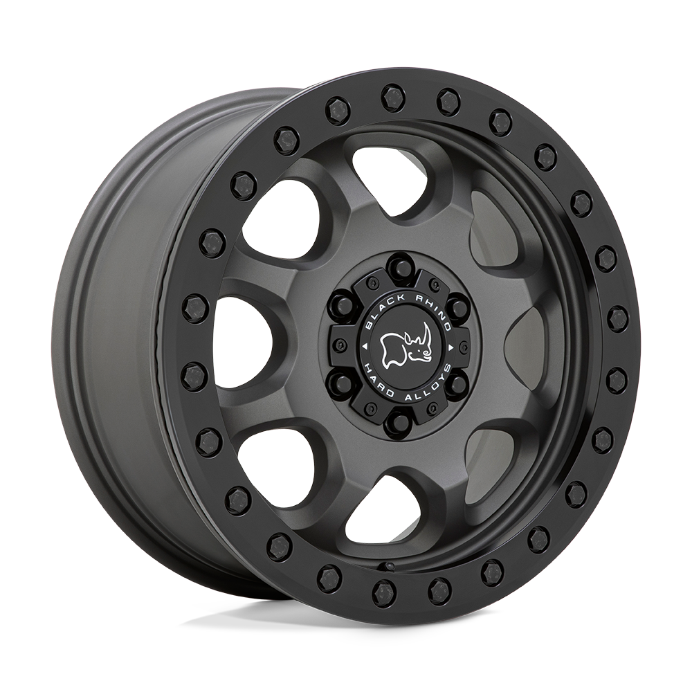 Black Rhino VENTURE BEADLOCK MATTE GUNMETAL W/ BLACK HARDWARE 17X8 6x130 et38 84.1