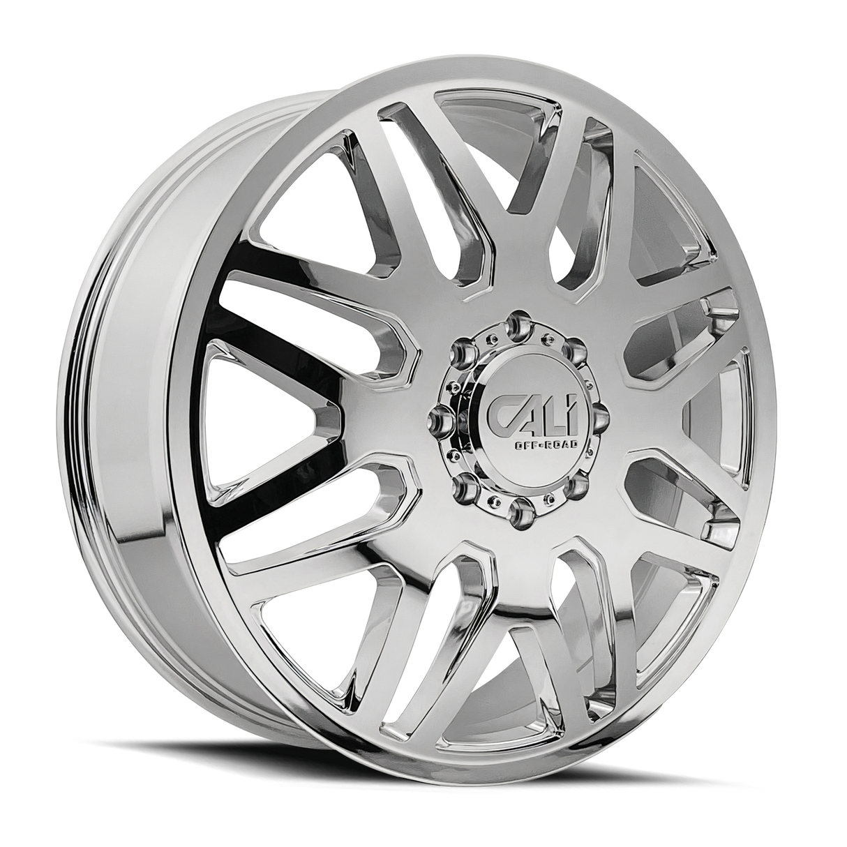 CALI OFF-ROAD INVADER DUALLY CHROME 24x8.25 8x165.1 et-232 121.3