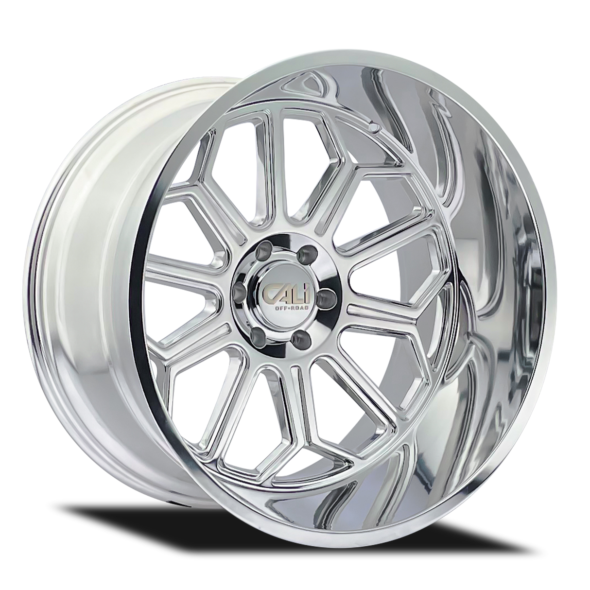 CALI OFF-ROAD AUBURN POLISHED 24x14.0 6x135 et-76 87.1