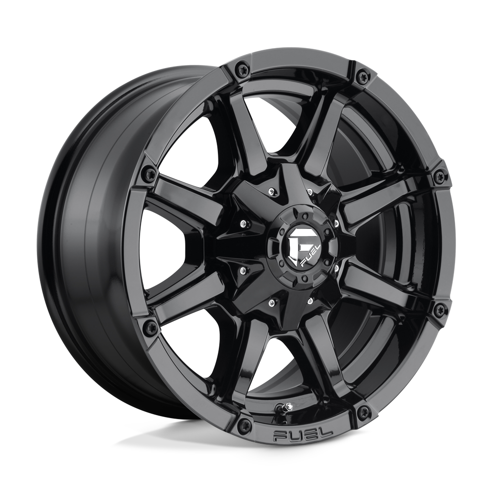 Fuel 1PC D575 COUPLER GLOSS BLACK 17X9 5x114.3/5x127 et-12 78.1