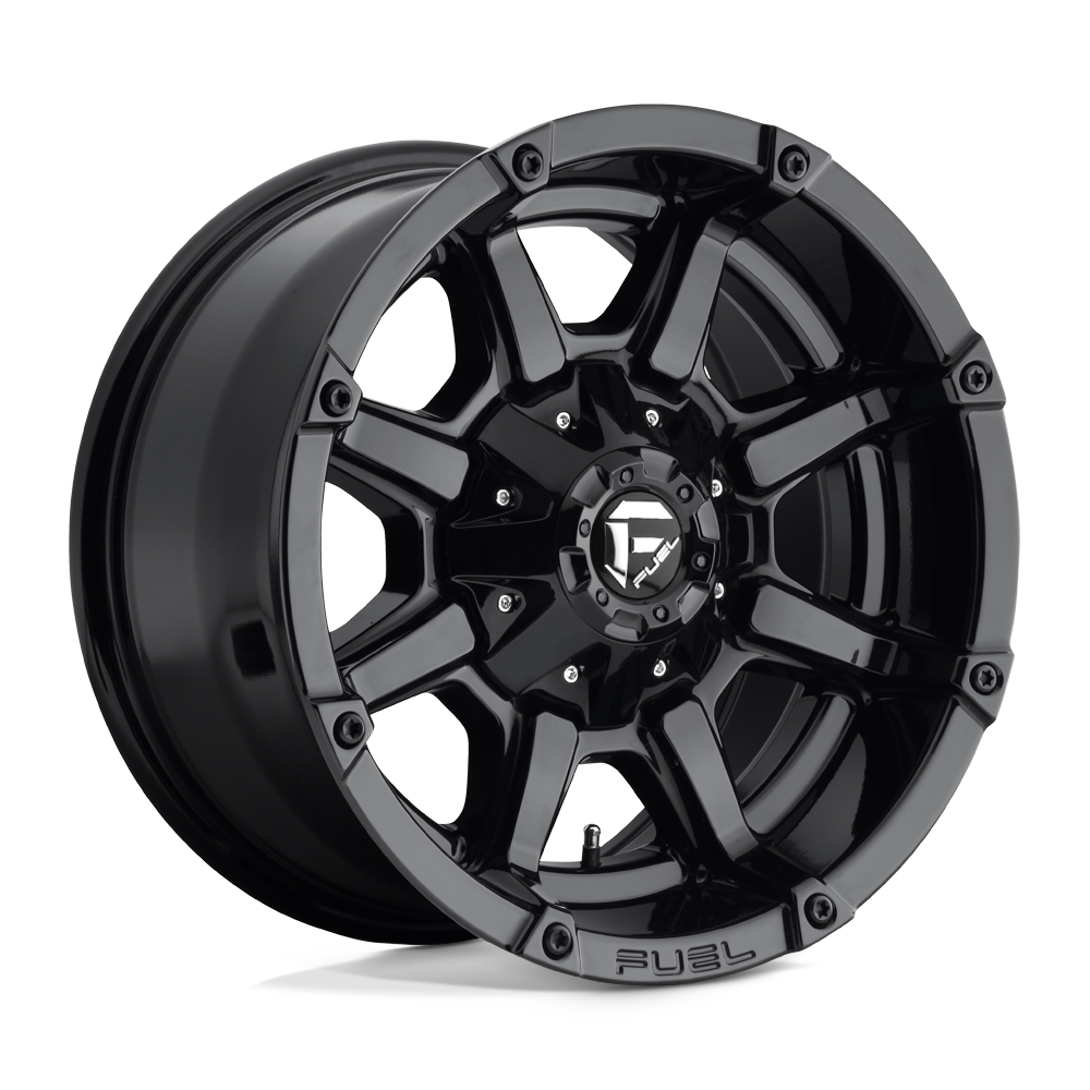 Fuel 1PC D575 COUPLER GLOSS BLACK 17X9 6x135/6x139.7 et-12 106.1