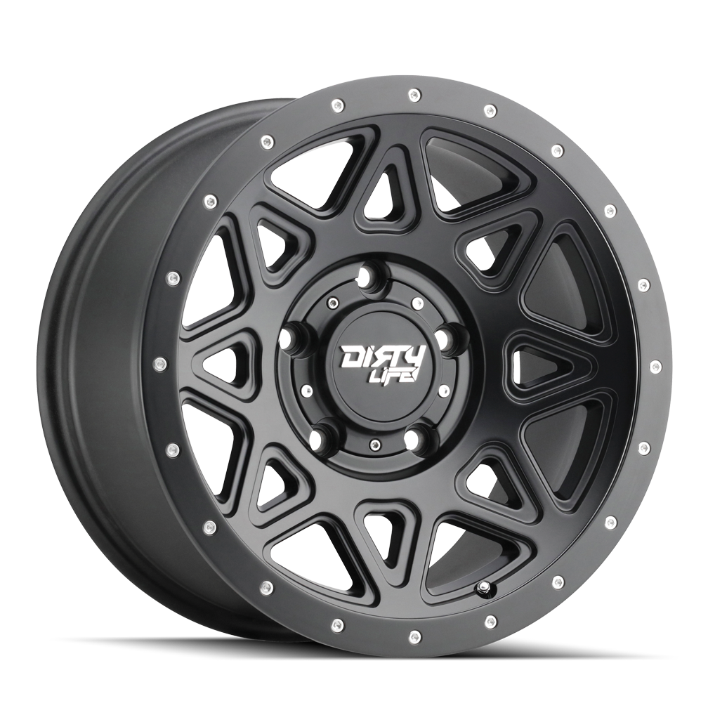 DIRTY LIFE THEORY SATIN BLACK 17x9.0 5x127 et-12 78.1