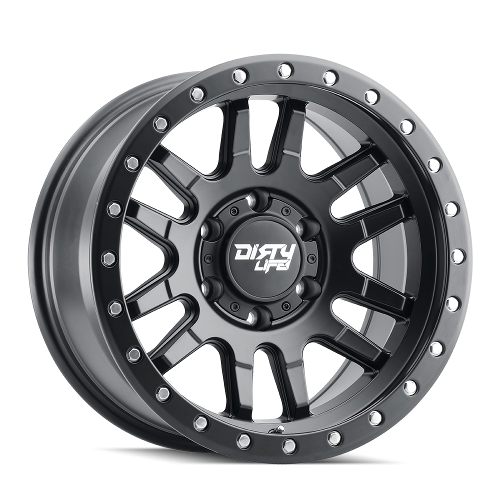 DIRTY LIFE CANYON PRO SATIN BLACK 17x9.0 6x139.7 et0 106