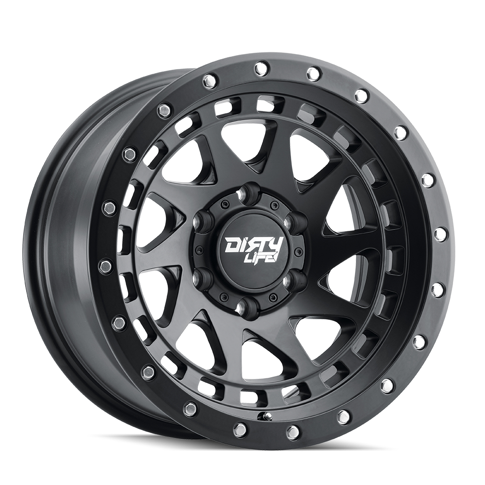 DIRTY LIFE ENIGMA PRO SATIN BLACK 17x9.0 6x139.7 et-38 106