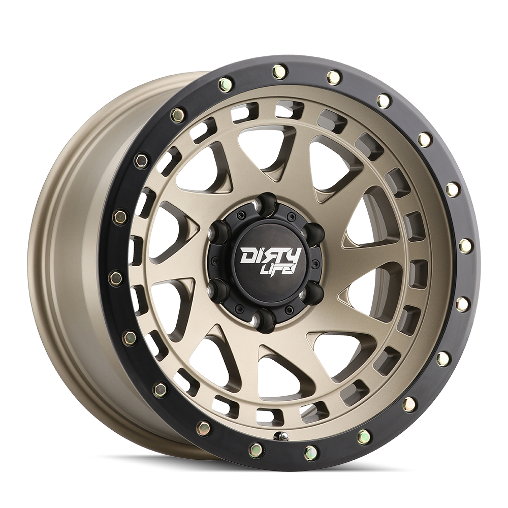 DIRTY LIFE ENIGMA PRO SATIN GOLD 17x9.0 6x139.7 et-38 106