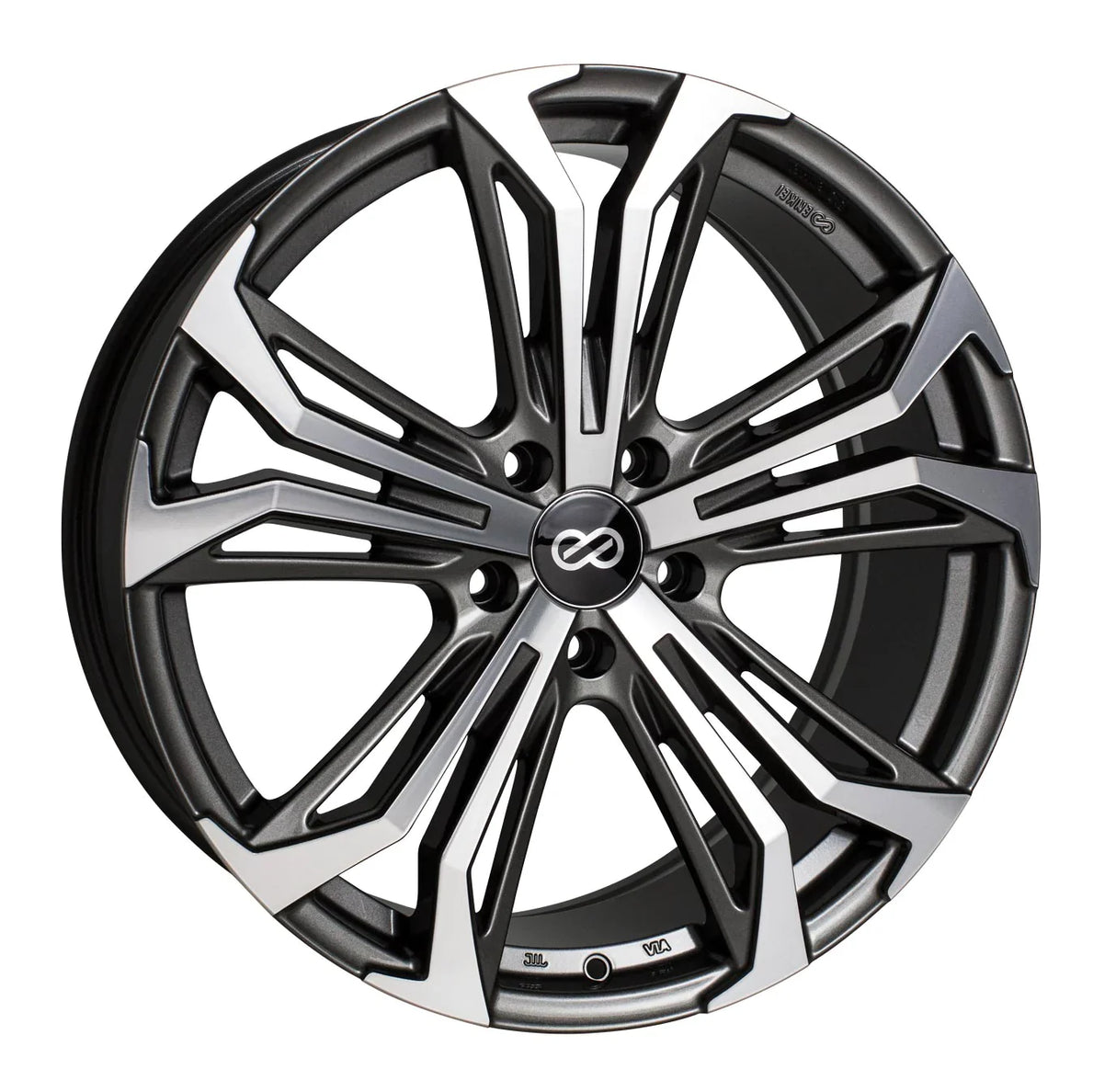 Enkei vortex5 anthracite mach 17X7.5 5X114 et40 CB72.6 - 510-775-6540AM