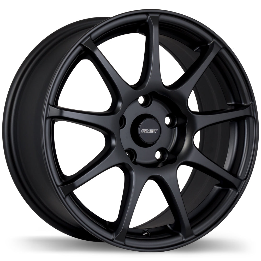 Fast Wheels Orbit Matte Black 17x7.5 5x114.3  et42 73 F207-1775-65FN+42E730