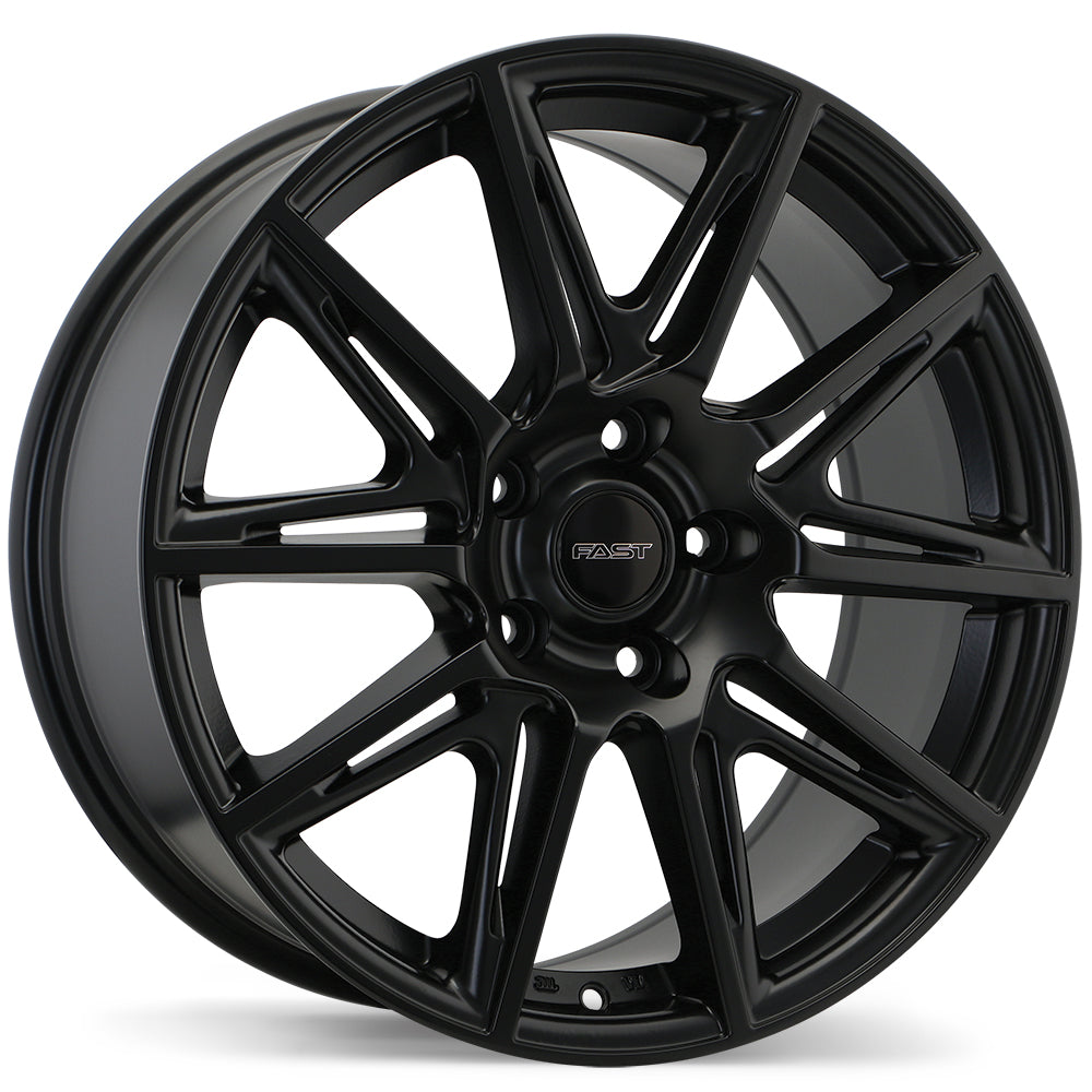 Fast Wheels Switch Satin Black 17x7.5 5x108  et45 63.4 F212-1775-31BT+45C634