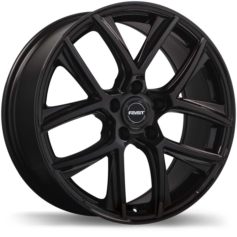 Fast Wheels Tactic Gloss Black 17x7.5 5X114.3  et45 66.1 F220N-1775-65BN+45C661