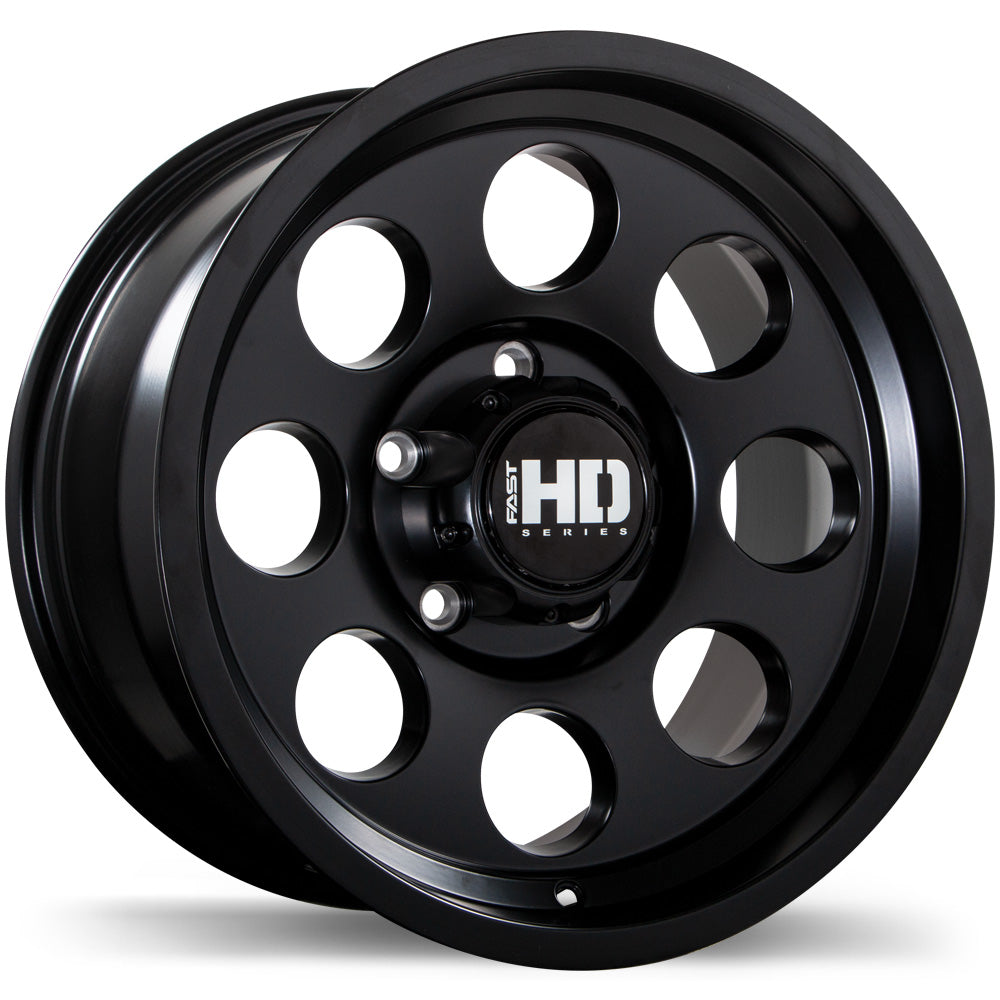 Fast HD Detour Satin Black 17x9.0 5x127  et0 87.1 F236-1790-73BT+00C871