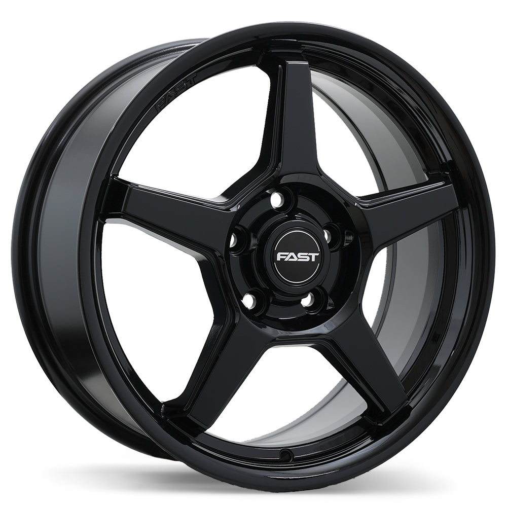 Fast Wheels Flair Gloss Black 17x7.0 5x114.3  et45 67.1 F272-1770-65BN+45C671