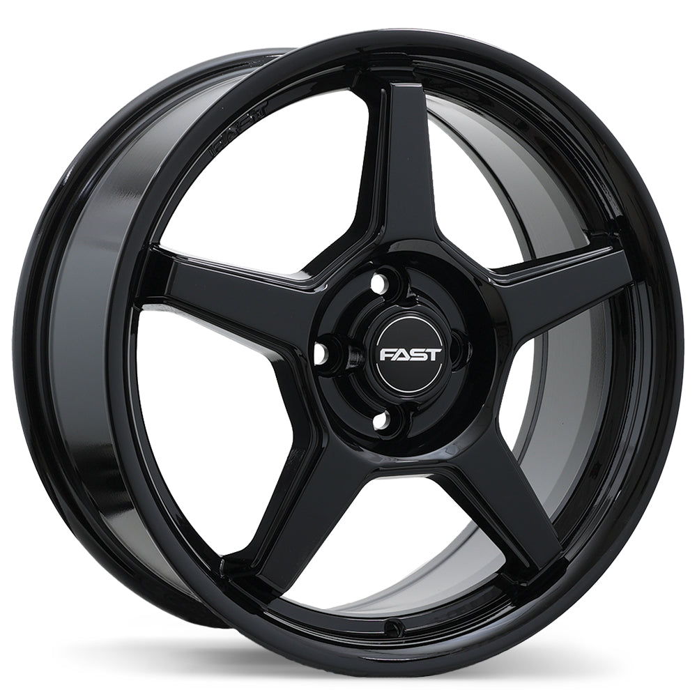 Fast Wheels Flair Gloss Black 17x7.0 4x100  et42 60.1 F272N-1770-49BN+42C601