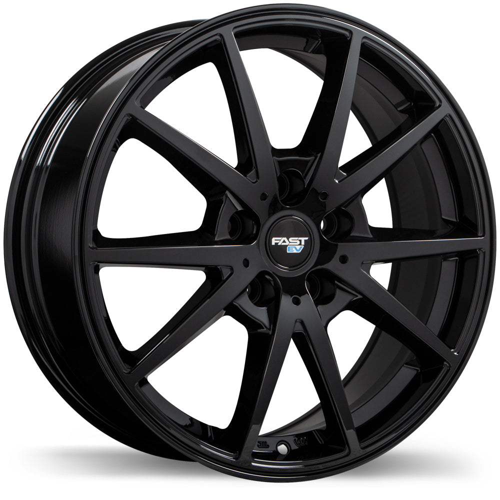 Fast Wheels EV02 Gloss Black 17x6.5 5x114.3  et38 66.1 FE02N-1765-65BN+38C661