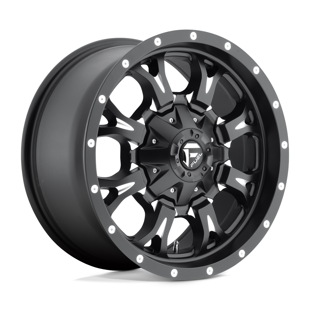 Fuel 1PC D517 KRANK MATTE BLACK MILLED 17X9 5x114.3/5x127 et-12 78.1