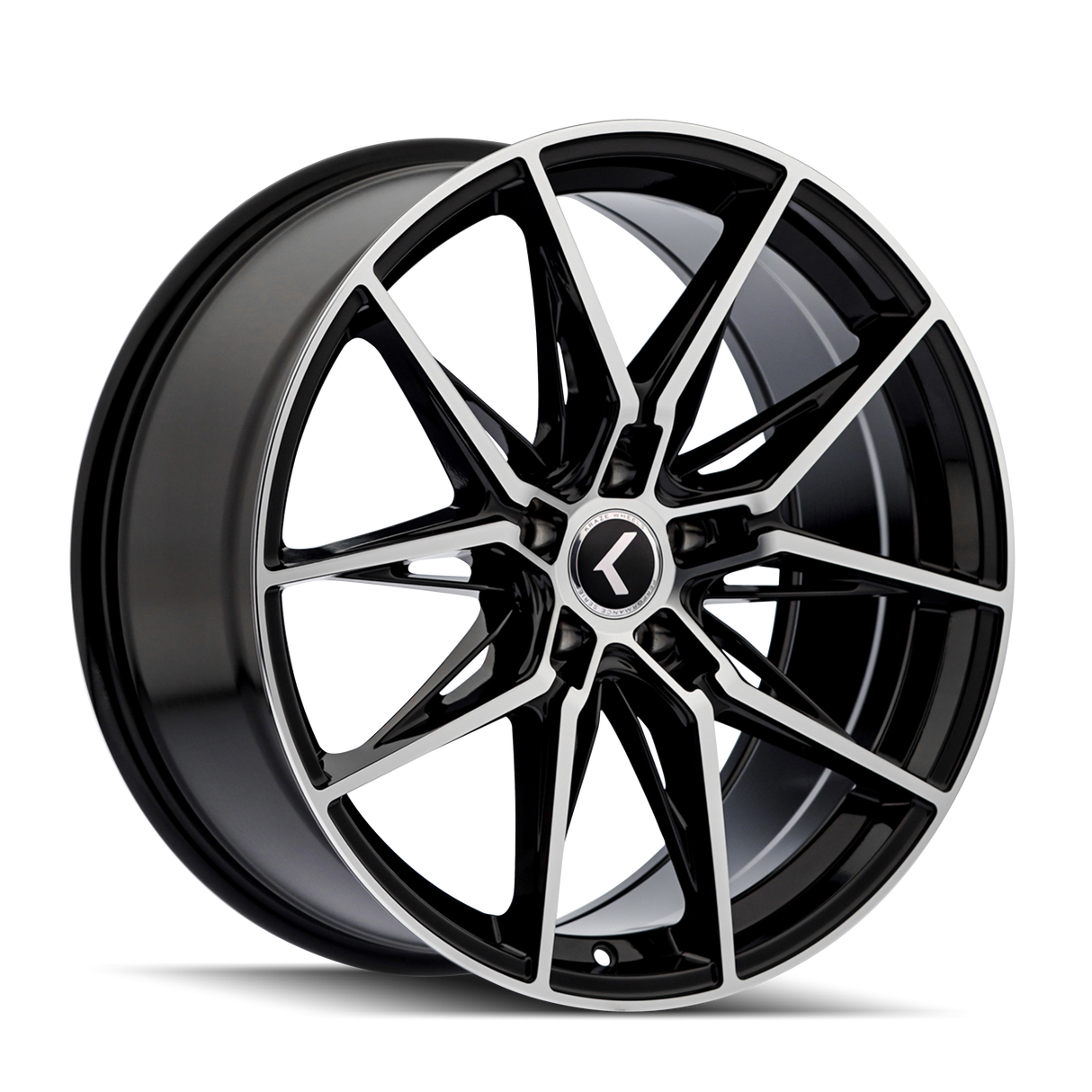 KRAZE EVOLVE GLOSS BLACK MACHINED 20x9.0 5x120 et35 72.56