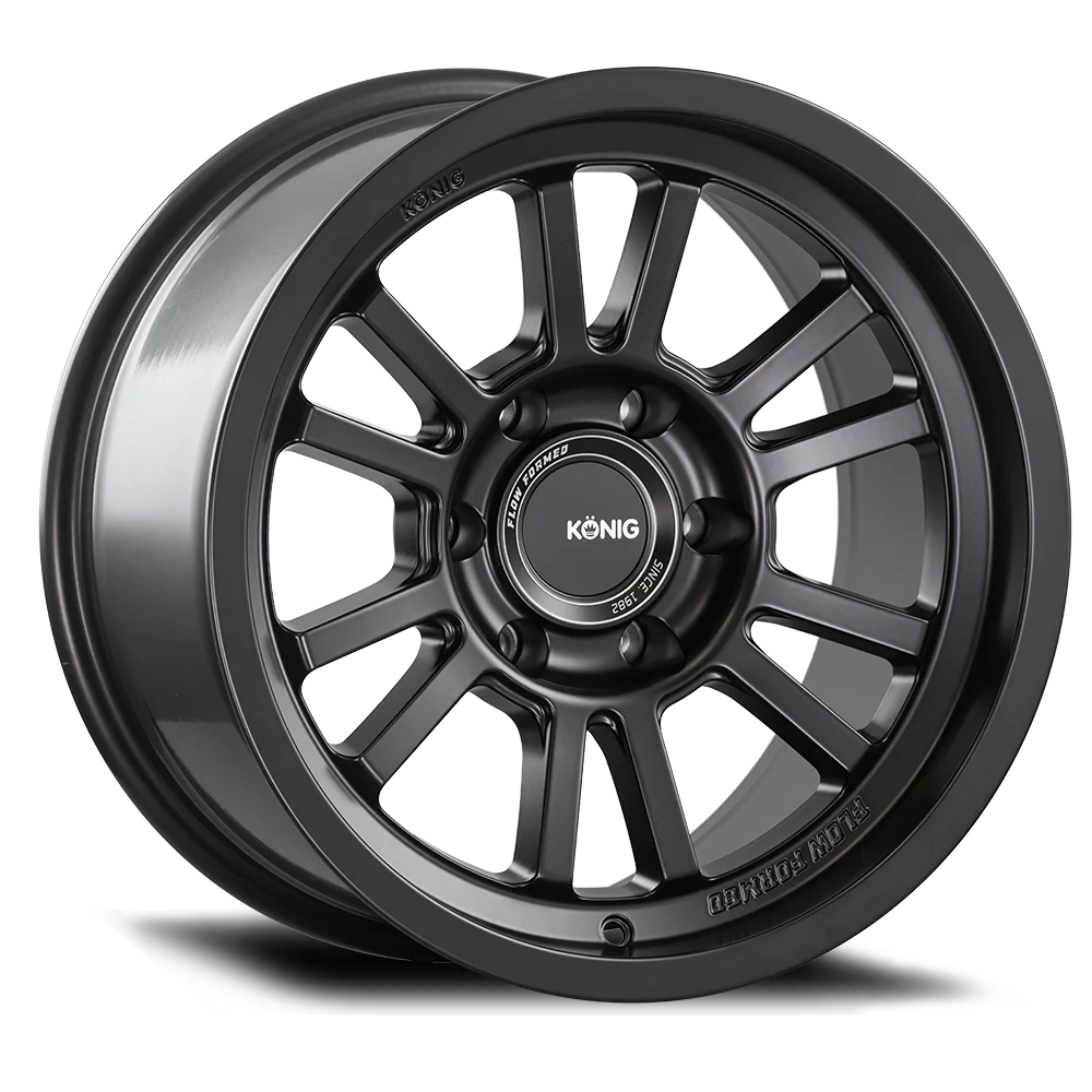 Konig HT1 Matte Black 17x8.5 6x139.7 et-6 106.1