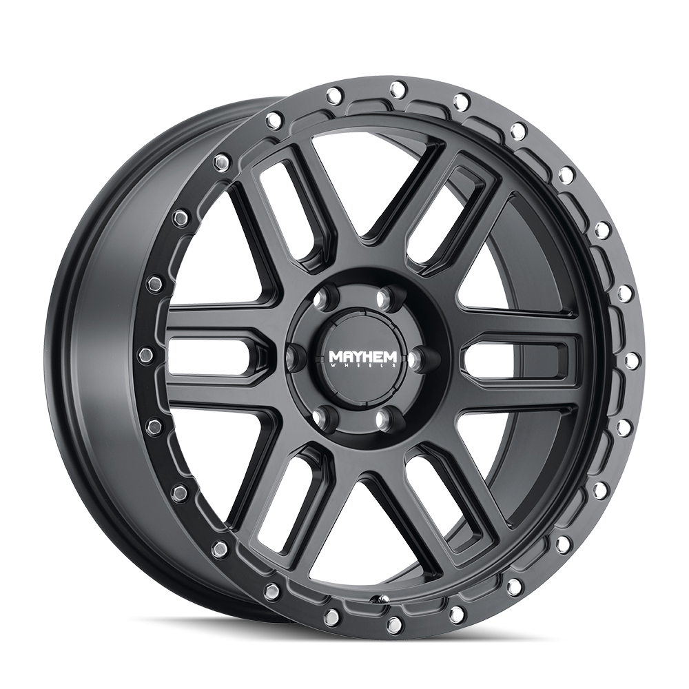 MAYHEM DELTA MATTE BLACK 20x9.0 5x150 et0 110