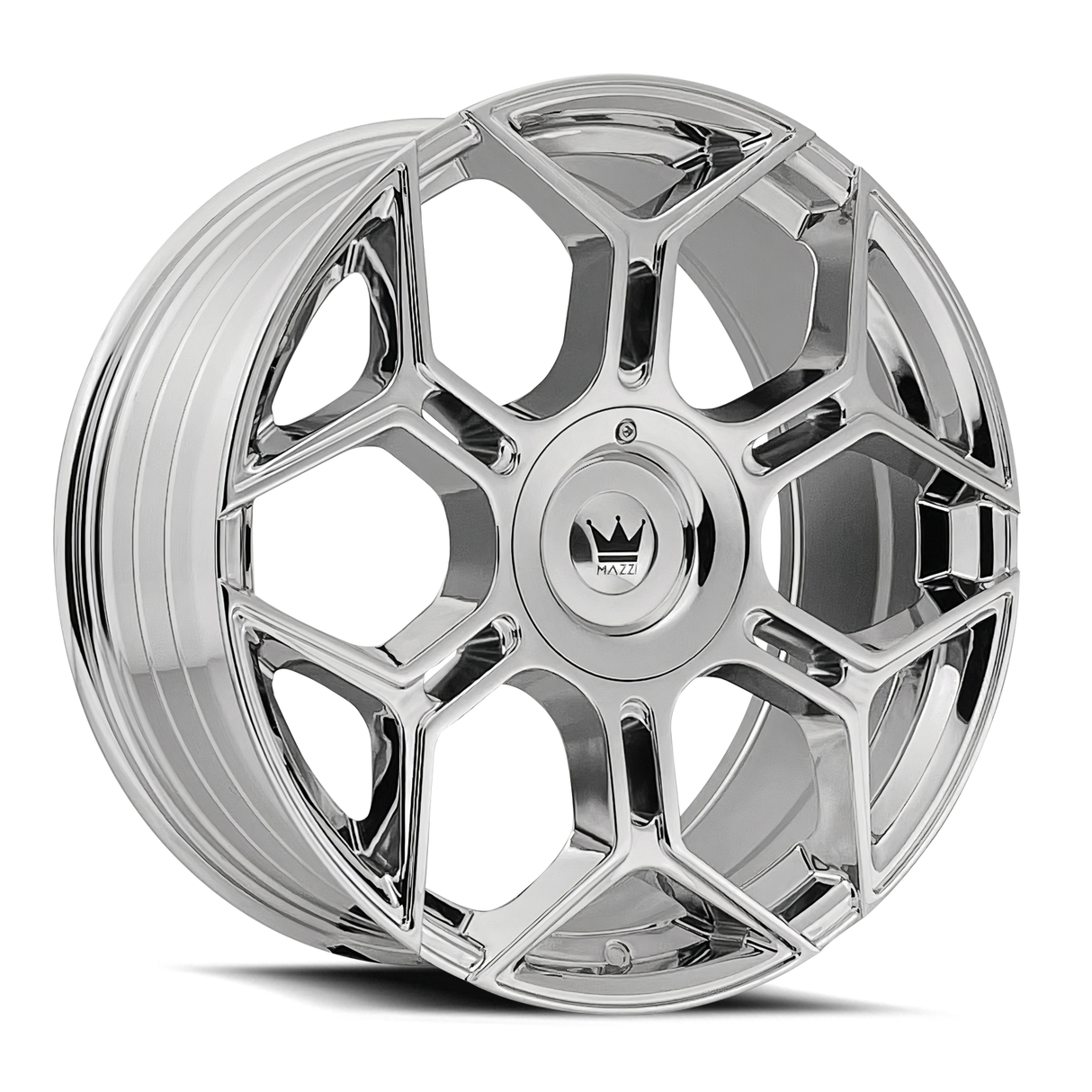 MAZZI LIBRA CHROME 20x8.5 5x115/5x120 et18 74.1