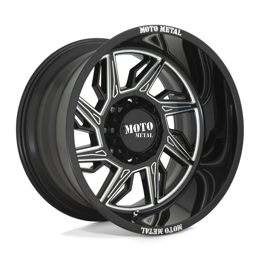 Moto Metal MO997 HURRICANE GLOSS BLACK MILLED - LEFT DIRECTIONAL 22X12 6x135 et-44 87.1