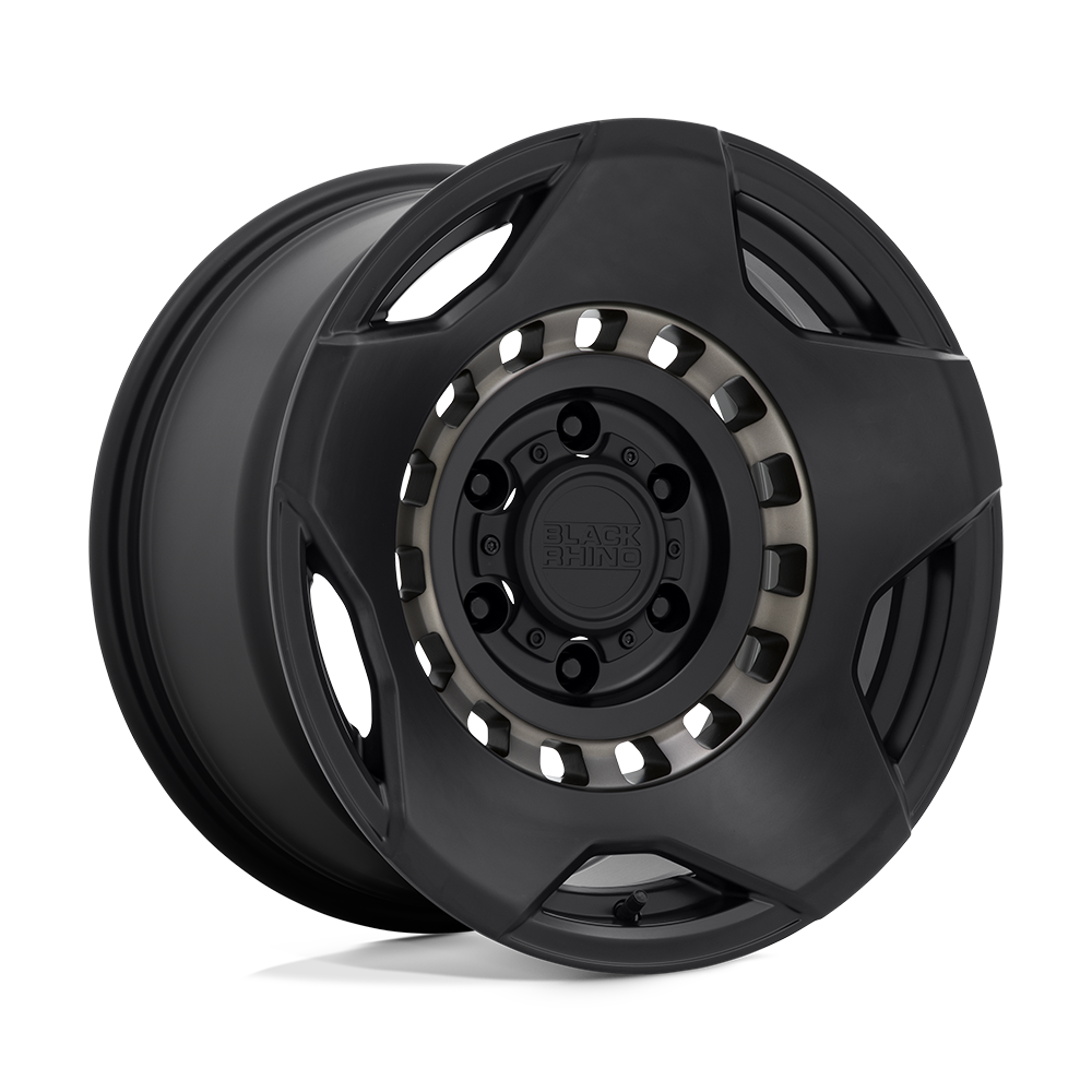 Black Rhino MUZZLE MATTE BLACK W/ MACH TINT RING 17X9 5x127 et-18 71.5