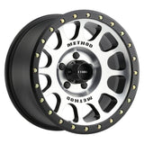 Method Race Wheels MR305 NV MACHINED - MATTE BLACK LIP