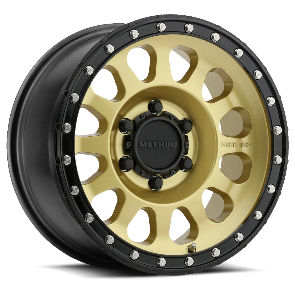 Method Race Wheels MR315 GOLD - BLACK LIP