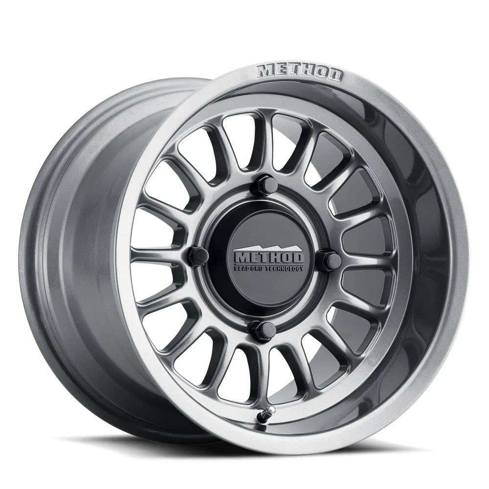 Method Race Wheels MR411 Bead Grip GLOSS TITANIUM